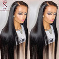 Super Double Drawn Bone Straight Wigs Human Hair 13x4 Pre Cut Lace Front Human Hair Wig Ready To Wear Go Glueless Wig Human Hair